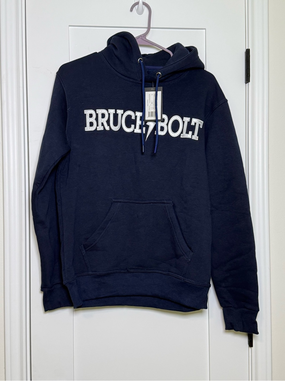 Bruce Bolt Kids Navy Hoodie Sweatshirt